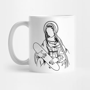 Saint with a skate Mug